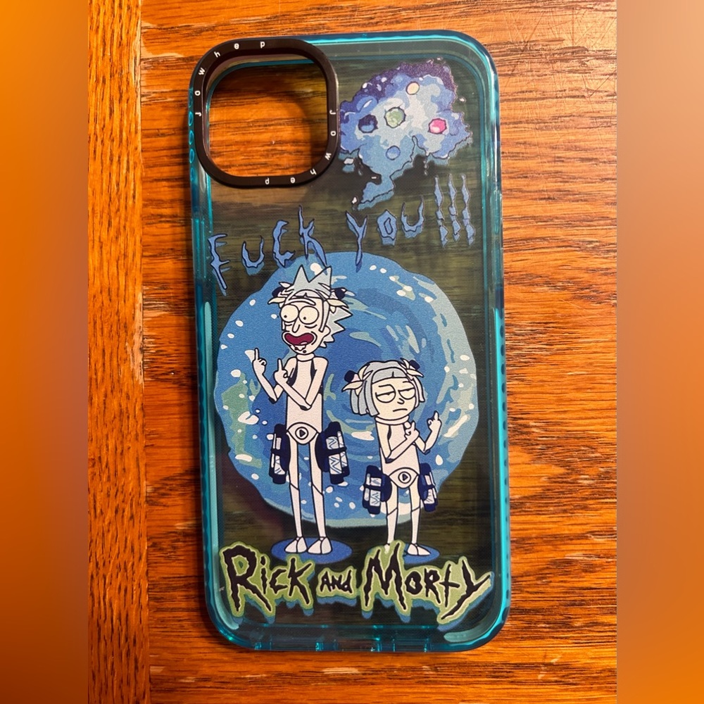 Rick and Morty iPhone 14 plus case